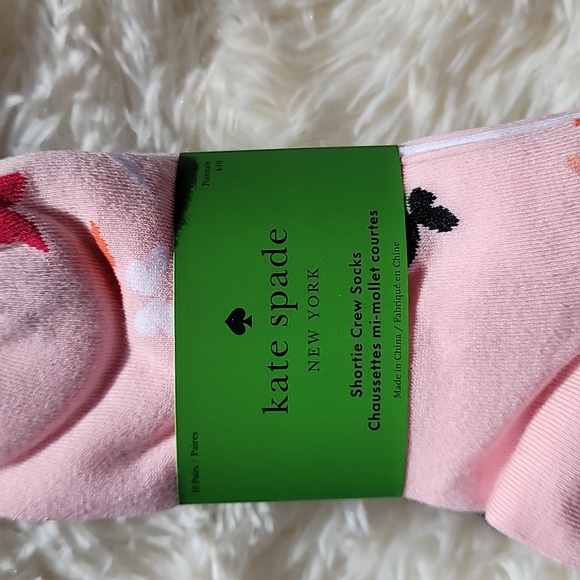 KATE SPADE CREW SOCK 10 PK LADIES SIZES 4-10 - Picture 2 of 9
